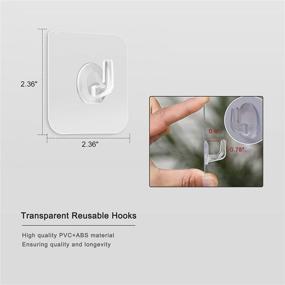 img 1 attached to DKKO Adhesive Transparent Reusable Waterproof