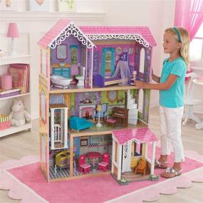 img 3 attached to 🏠 Delightful KidKraft Sweet Pretty Dollhouse Toy: Hours of Imaginative Fun for Kids