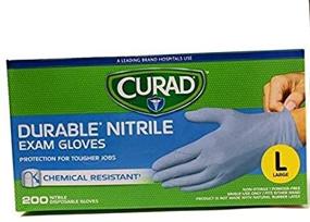 img 2 attached to 🧤 Curad Powder-Free Nitrile Disposable Exam Gloves: Premium Quality for Hassle-Free Protection