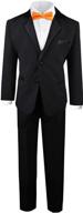 black dresswear boys tuxedo: size guide for boys' clothing suits & sport coats logo