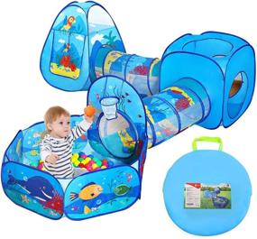 img 4 attached to 🎪 Fun-filled Tunnels Toddlers Indoor Playground with Multiple Activities