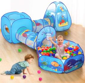 img 2 attached to 🎪 Fun-filled Tunnels Toddlers Indoor Playground with Multiple Activities