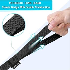 img 3 attached to YIHATA Long Dog Training Leash - 6/15/20/30/50/100FT Obedience Recall Agility Lead for Effective Training, Playtime, Camping, or Backyard