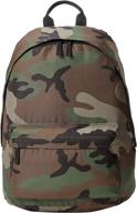 amazonbasics everyday backpack in green camouflage: stylish and functional logo