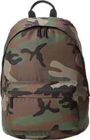 img 4 attached to AmazonBasics Everyday Backpack in Green Camouflage: Stylish and Functional