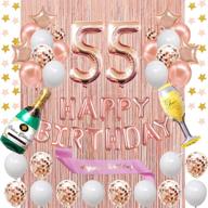 fancypartyshop 55th birthday decorations balloons logo