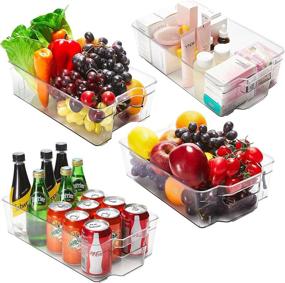 img 4 attached to Jinamart Stackable Refrigerator Organizers Countertops