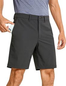 img 4 attached to CRZ YOGA Mens Stretch Shorts