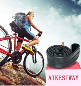 img 2 attached to AIKESIWAY Universal Bicycle Inner Tube, Schrader Valve (33mm), Fits 20'', 24'', 26'', 27.5'', 29'' tires with widths 1.75-2.35 inches - Standard Bike Tubes