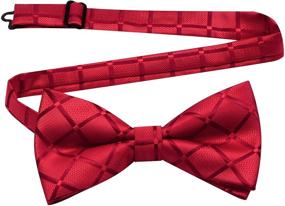 img 2 attached to 👔 GUSLESON Pre Tied Adjustable Suspenders 0102 for Men's Accessories and Ties, Cummerbunds, and Pocket Squares