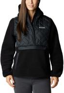 columbia womens fleece hooded pullover logo