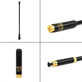 img 3 attached to 📻 SMA-Male 70cm 2m 144/430mHz Telescopic Ham Handheld Radio Extendable Antenna | High Gain 10W Dismountable Antenna for Baofeng BF- UV3R, YAESU VX-1R, VX-2R, VX-3R, TYT Radio