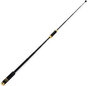 img 4 attached to 📻 SMA-Male 70cm 2m 144/430mHz Telescopic Ham Handheld Radio Extendable Antenna | High Gain 10W Dismountable Antenna for Baofeng BF- UV3R, YAESU VX-1R, VX-2R, VX-3R, TYT Radio