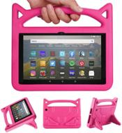 🔥 2020 release: all-new amazon fire hd 8 & fire hd 8 plus tablet with kid-proof cover and stand (rose) logo