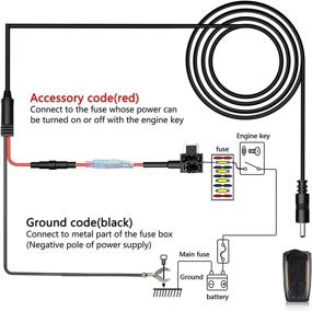 img 1 attached to 🔌 Efficient Radar Detector Hardwire Kit: Direct Wire Wiring for Escort, Valentine One, Uniden, Beltronics, Cobra Radar Detectors - Quick Connection Plug and Play Power Cord Cable