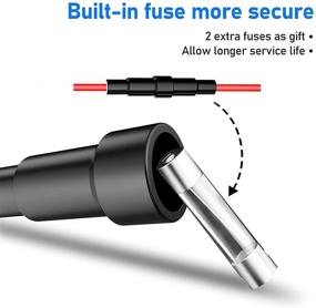 img 2 attached to 🔌 Efficient Radar Detector Hardwire Kit: Direct Wire Wiring for Escort, Valentine One, Uniden, Beltronics, Cobra Radar Detectors - Quick Connection Plug and Play Power Cord Cable