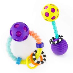 img 4 attached to 🍼 Sassy Bend & Flex Rattle Set - 2 Piece - Suitable for 0+ Months