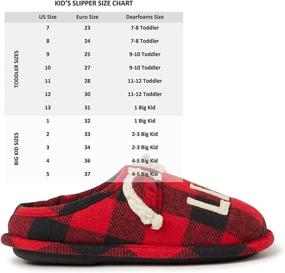 img 1 attached to 🐻 Dearfoams Unisex-Child Lil Bear Slipper - Cozy Kids Slipper for Comfort and Style