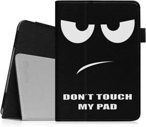 img 4 attached to Fintie Folio Case for iPad Mini 1/2/3 - Slim Fit Smart Stand Cover with Auto Sleep/Wake Feature for iPad Mini 1 / iPad Mini 2 / iPad Mini 3, Don't Touch