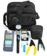 🔧 optical fiber ftth tool kit including fc-6s cutter fiber cleaver &amp; optical power meter finder logo