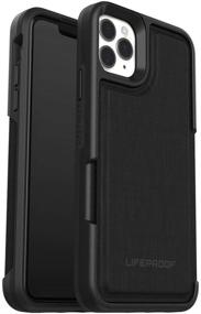 img 4 attached to 📱 LifeProof FLIP SERIES Wallet Case: Ultimate Protection for iPhone 11 Pro Max - Dark Night (Black/Castlerock)