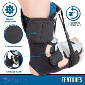 img 2 attached to 👣 Relieve Plantar Fasciitis Pain: Adjustable Night Splint for Foot Drop Support, Arch Pain & Achilles Tendonitis - Suitable for Both Women and Men