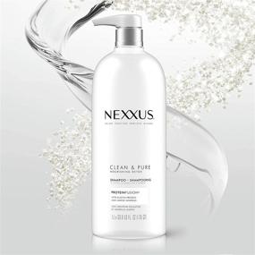img 2 attached to 🌿 Nexxus Clean and Pure Clarifying Shampoo - Nourished Hair with ProteinFusion | Silicone, Dye, and Paraben-Free | 33.8 oz