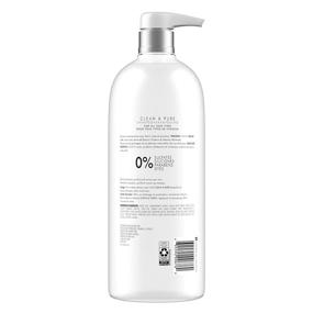 img 3 attached to 🌿 Nexxus Clean and Pure Clarifying Shampoo - Nourished Hair with ProteinFusion | Silicone, Dye, and Paraben-Free | 33.8 oz
