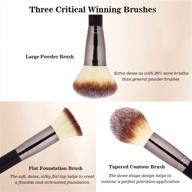 💄 matto makeup brushes - 10-piece brush set, premium synthetic cosmetic brushes for foundation blending, blush, concealer, eyeshadow - cruelty-free logo