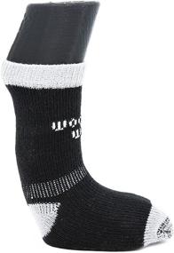 img 3 attached to 🐾 Woodrow Wear Power Paws, Traction Socks for Dogs, Black & Gray, Greyhound XS, fits up to 15 lbs." - Enhance your Dog's Traction with Woodrow Wear Power Paws - Black & Gray, Greyhound XS, Suitable for up to 15 lbs.