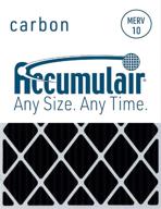 💨 enhanced performance: accumulair 20x20x1 19 5x19 5 furnace filter for optimal air filtration logo