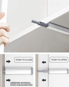 img 1 attached to Magnetic Push Latches for Cabinets: Jiayi 6 Pack Push Open Cabinet Hardware for Convenient Kitchen Drawer Closure