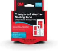 🚪 3m clear interior weatherstrip, 1.5 inches logo
