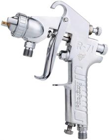 img 4 attached to 🖌️ Ouya R71P Pressure Feed Spray Gun - 1.3mm Finish Nozzle Size Paint Sprayer