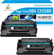 🖨️ high-quality replacement toner cartridge for hp 58x cf258x 58a cf258a - compatible with m428fdw/m428fdn/m428dw/mfp m304/m404/m428 printer (black 2-pack) logo