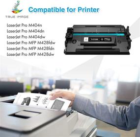 img 3 attached to 🖨️ High-Quality Replacement Toner Cartridge for HP 58X CF258X 58A CF258A - Compatible with M428fdw/M428fdn/M428dw/MFP M304/M404/M428 Printer (Black 2-Pack)