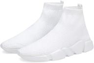 π stylish hetios girls sneakers: high-heeled socks shoes for active boys and girls logo