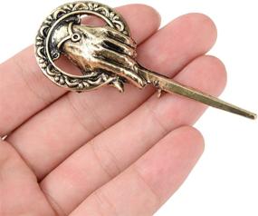 img 3 attached to 👑 Exquisite Handcrafted Men's Game of Thrones Hand King Brooch: A Regal Accessory