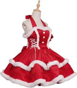img 3 attached to YANHUIG Christmas Dresses Fashion Suit Red