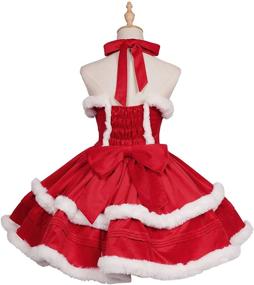 img 1 attached to YANHUIG Christmas Dresses Fashion Suit Red