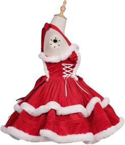 img 2 attached to YANHUIG Christmas Dresses Fashion Suit Red