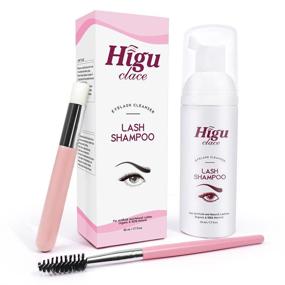 img 4 attached to 🧼 Lash Shampoo 50ml: Ultimate Eyelash Extension Cleanser with Brush and Mascara Wand - Eyelid Foaming Cleanser for Lash Extensions - Lash Foam Shampoo (50ml/1.7fl oz)