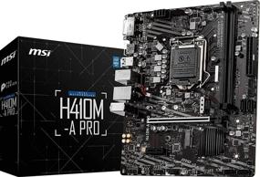 img 4 attached to 🖥️ Материнская плата MSI H410M-A PRO ProSeries - mATX, 10-е поколение процессоров Intel Core, разъем LGA 1200, DDR4, слот M.2, USB 3.2 Gen 1, 2.5G LAN, DVI/HDMI