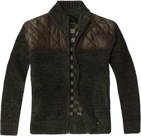 img 1 attached to Brushed Boys' Clothing: Gioberti Knitted 👕 Cardigan Sweater in Sweaters – Improved SEO