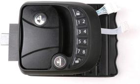 img 4 attached to 🔐 Rungao Бесключевая ручка замка для входной двери в РВ, автодома, прицепа и автомобильного кемпера - Безопасная и удобная.