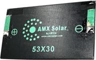 🌞 amx3d amx solar 5v 30ma 53x30mm мини-солнечные элементы для солнечных панелей - diy проекты - игрушки - классы - лаборатории - зарядка солнечными батареями 3,6в. логотип