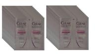 🧴 clear scalp and hair beauty therapy damage and color repair shampoo & conditioner - pack of 24 (0.28 fl. oz each) logo