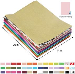 img 3 attached to Gift Wrapping Tissue Paper: 20x14 Art Tissue Paper, 252 Sheets of Colored Tissue Paper, Bulk Pack of 42 Multicolor Tissue Paper, Rainbow Colors Ideal for Gift Bags, Crafting, Art Projects