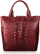 👜 pijushi crocodile designer satchel handbags: luxury women's handbags & wallets logo