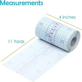 img 3 attached to 🩹 Tattoo Healing Wrap by Houseables - Waterproof Bandages for Aftercare, Recovery & Wound Dressing Care - Transparent Plastic Roll